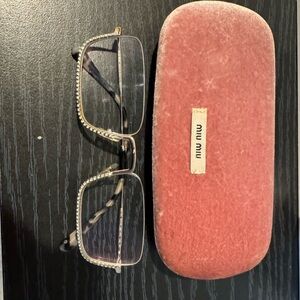 Miu Miu Silver Frame